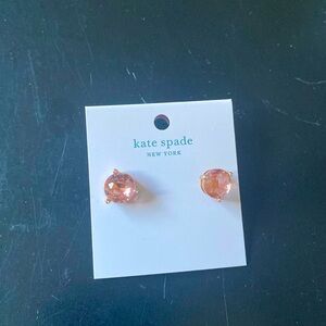 Kate Spade Rise And Shine Pink Stud Earrings w/dust bag